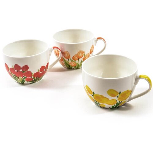 Mhome Jumbo skodelica Tulipan 490ml / več barv / porcelan, (5000199584) Cene