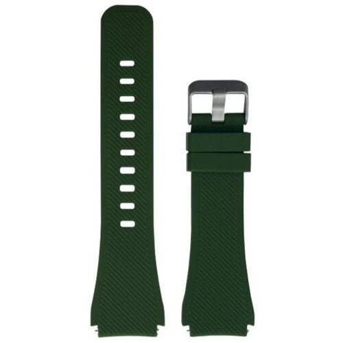 Chameleon Silikonski pašček Samsung Gear S3, 22 mm, temno zelen Cene