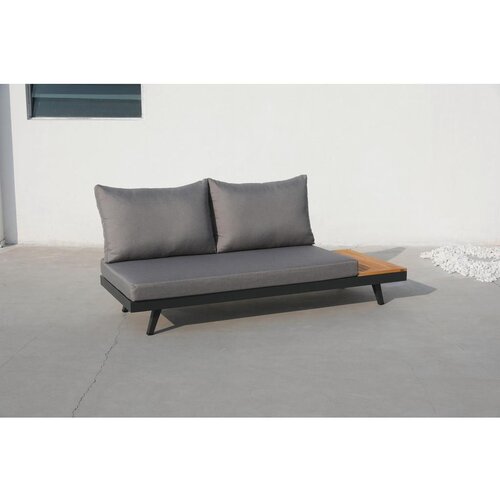 Gardenson Lounge Garnitura Naxos, Antracit, 3-Delni Set Slike