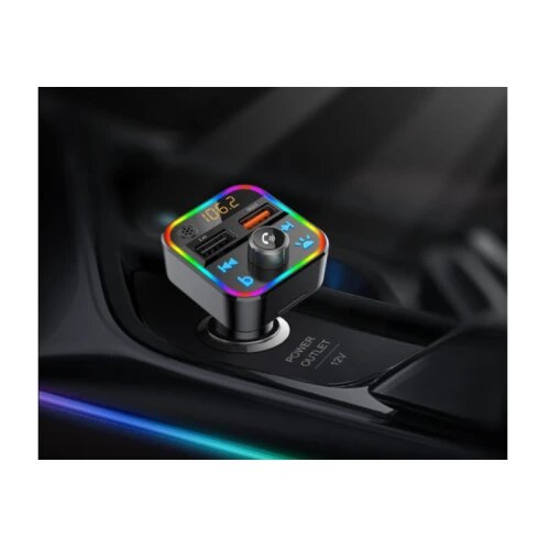 Prosto BT FM transmiter i USB auto punja&#269;, MP3 plejer, BASS boost, RGB Cene
