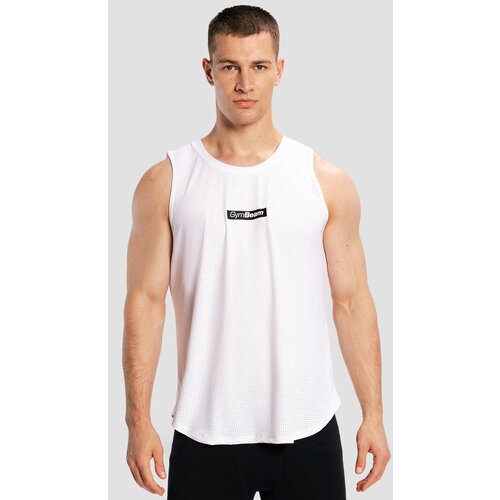 GymBeam Majica bez rukava Combat White Cene
