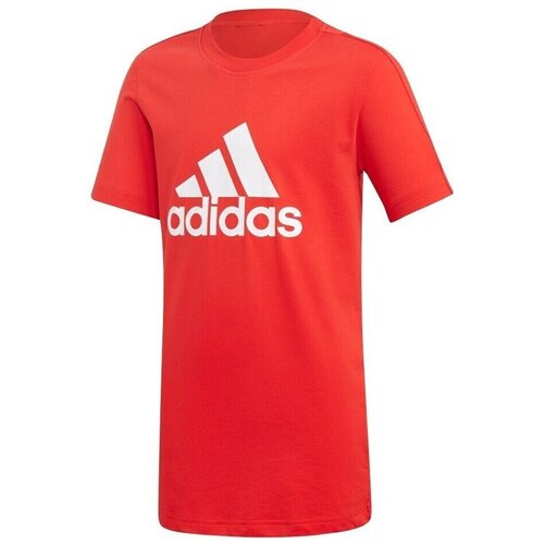 Adidas Majice s kratkimi rokavi YB Logo Rdeča Cene