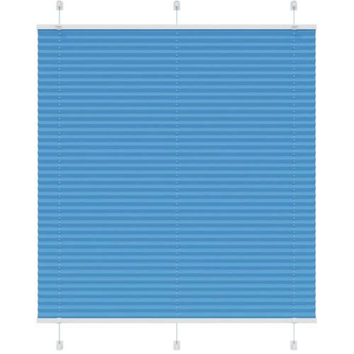 vidaXL Plisirana senčila modra 115x100 cm, &scaron;irina blaga 114,4 cm, poliester, (5000297819) Cene