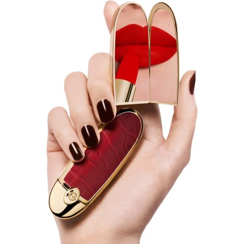 Guerlain Rouge G Double Mirror Jewel Case etui za &amp;scaron;minko z ogledalom Le Croco 1 kos Slike