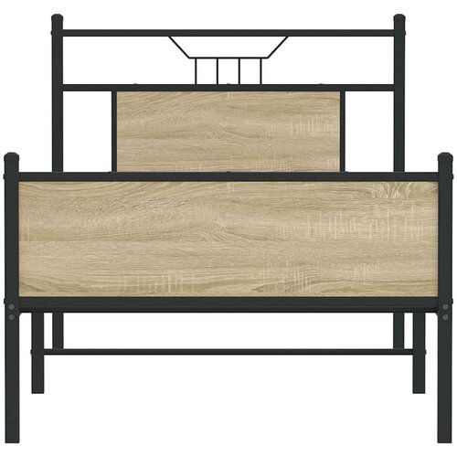 VidaXL okvir kreveta bez madraca boja hrasta sonome 80 x 200 cm drveni Slike