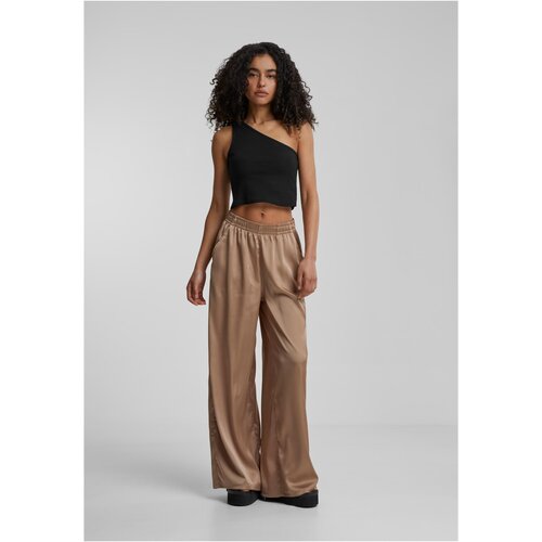 Urban Classics Women&amp;#039;s cropped asymmetrical top black Slike