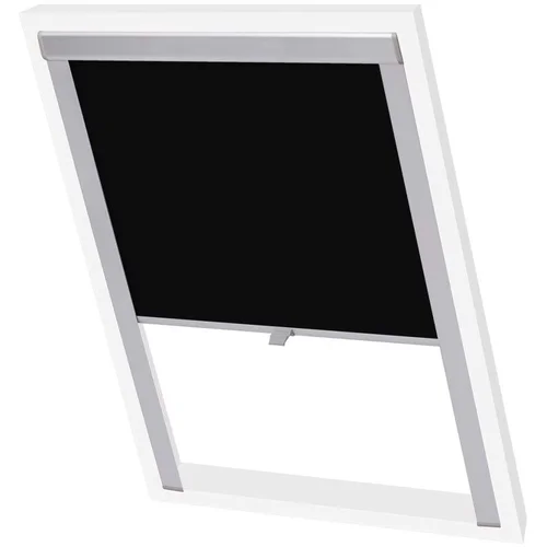  131299 Blackout Roller Blinds Black P06/406