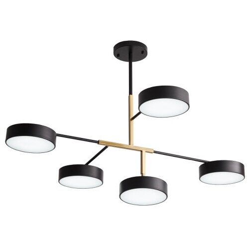 Mitea Lighting Luster zlatni B+G 25W 220~240V 4000K crno+ LED M10960-5 Cene