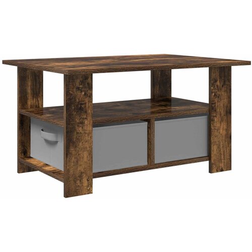  Kava Stol Dimljeni hrast 77 x 55 x 42 cm Konstruirano drvo Slike