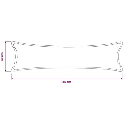  Presvlaka za jastuk HOUTEN Tamnosiva 40 x 145 cm Boucl&amp;eacute; Slike