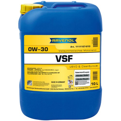 RAVENOL Ulje za motor VSF, 0W-30, 10L Cene