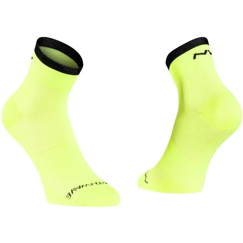 Northwave Cyklistické ponožky Origin Mid Yellow Fluo/Black
