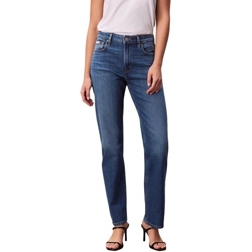 Calvin Klein Jeans Jeans straight HIGH RISE STRAIGHT I LV047B913G Modra Slike