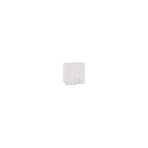 komoda tess II visoki sjaj bela (80x40x85 cm) Slike