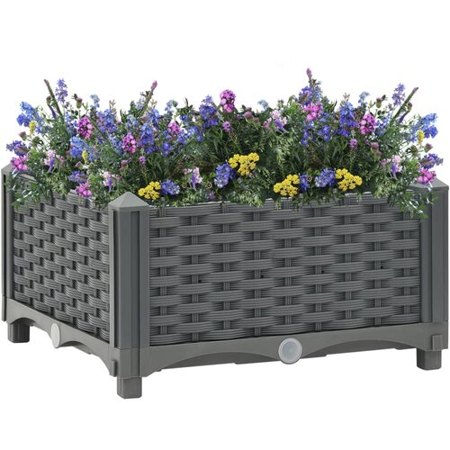 vidaXL Visoka greda 40x40x23 cm polipropilen Cene