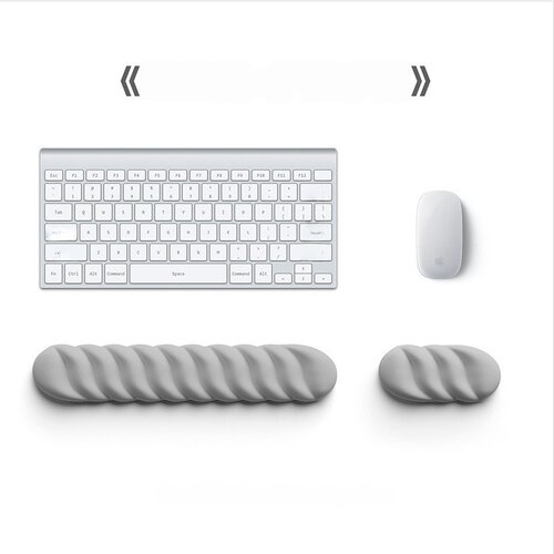 INF Ergonomski Komplet Podloge za Tipkovnico in Miško za Pisarniško Udobje Grey, (5000071729) Cene
