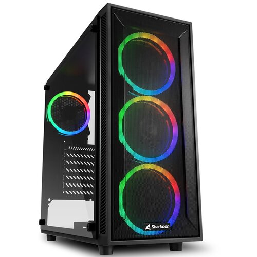 Sharkoon Shoalphone of Warfall ATX ATX 2XUSB3.0 RGB SIN FUUDEE, (21559281) Cene