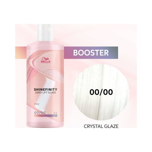 Wella Shinefinity Glaze - 00/00 Cristal Gaze Clear Tone Booster 500 ml Slike