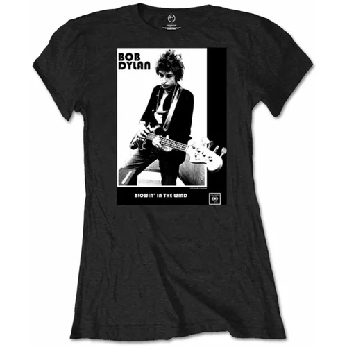 Bob Dylan Majica Blowing in the Wind Ženske Black XL