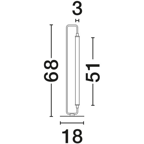 Nova Luce Bela/mat črna kovinska LED namizna svetilka (vi&amp;scaron;ina 68 cm) Wetro &amp;ndash; Slike