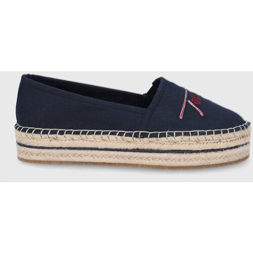 Tommy Hilfiger Espadrile boja: tamno plava, s platformom Slike