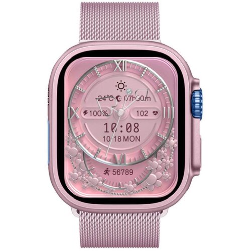 Moye Kronos 4 Mini pametni sat, roze Slike