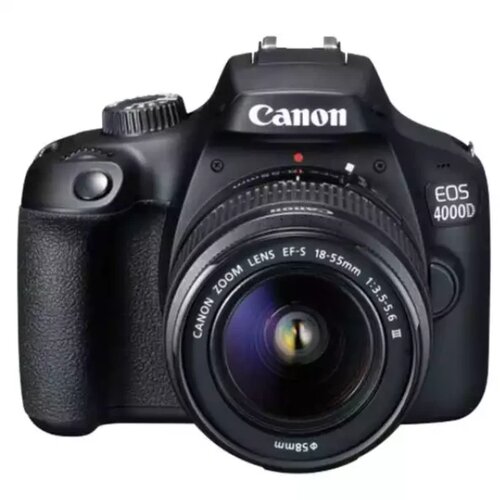 Canon digitalni fotoaparat EOS4000D + objektiv 18-55 dc iii black Slike