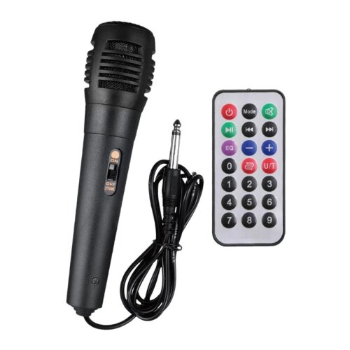 XO bluetooth speaker + karaoke mic F55 boat double horn rgb black 20W Slike