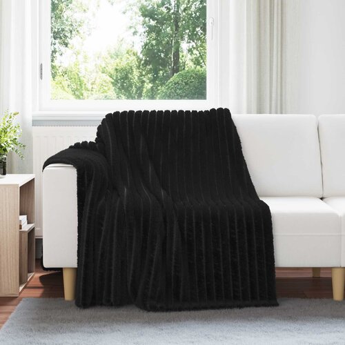  Pokrivač Crna 200 x 150 cm Runo Cene