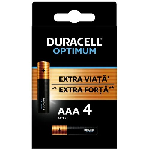 Duracell baterije optimum AAA 4kom Cijene