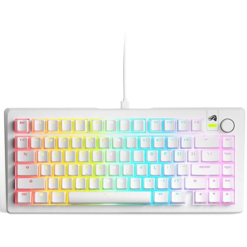 Glorious tastatura GMMK 3 75% Pre-Built ANSI - Modularna White Cene