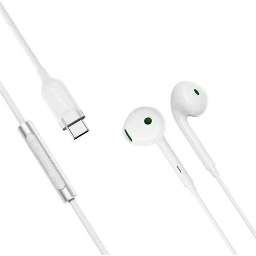Acefast žičane slu&amp;scaron;alice usb-c L7 bijele Slike
