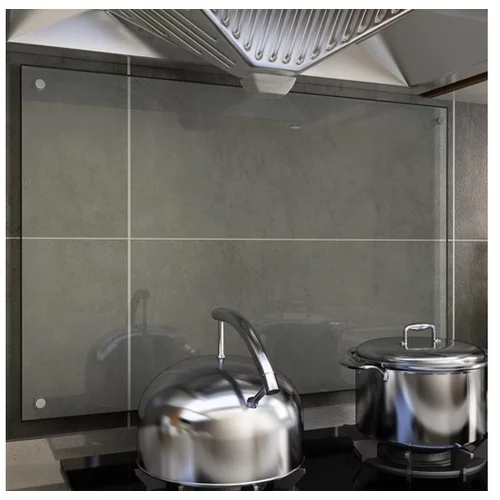  Kuhinjska zaščitna obloga prozorna 90x60 cm kaljeno steklo