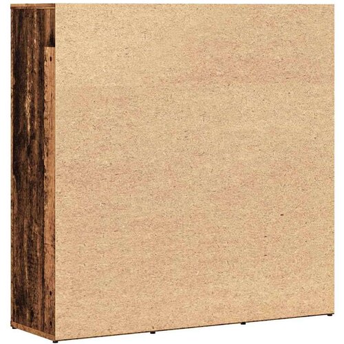 VidaXL Polica za knjige Staro drvo 90x28x90 cm Konstruirano drvo Slike