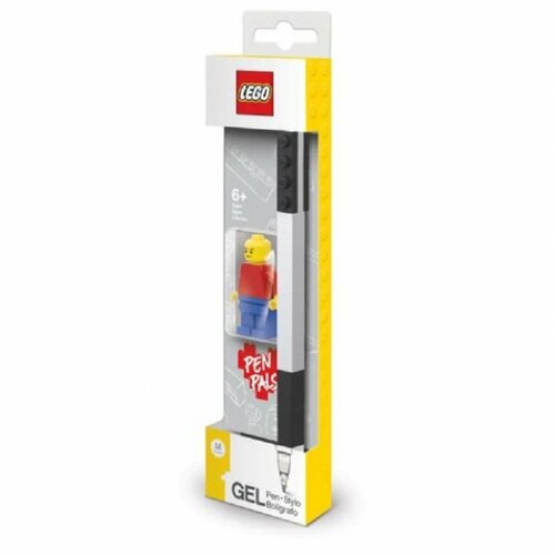 Lego gel olovka 2.0 sa minifigurom, crna Slike