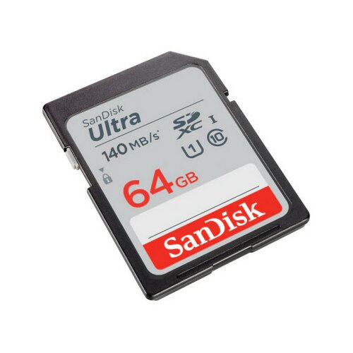 Sandisk SDXC 64GB ultra 140MB/s class 10 UHS-I Slike