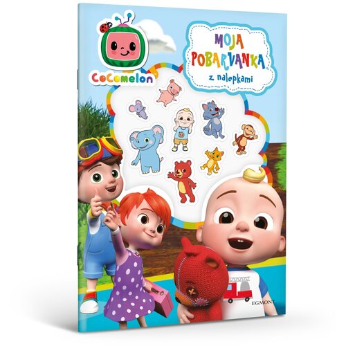 COCOMELON pobarvanka z nalepkami Slike