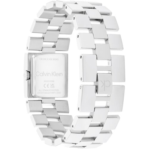Calvin Klein Analogna ura &amp;#039;MERIDIAN&amp;#039; srebrna / bela Slike