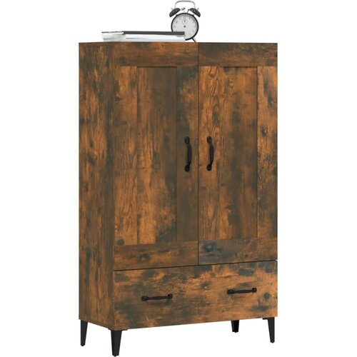  Komoda boja dimljenog hrasta 70 x 31 x 115 cm konstruirano drvo Slike
