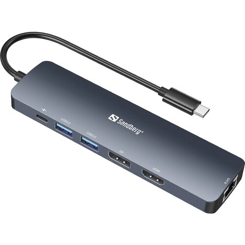 Sandberg USB-C 8K Display Dock priklopna postaja Slike
