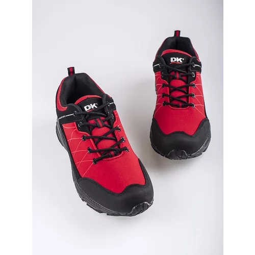 DK Red trekking shoes for men DK