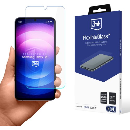 3mk SAMSUNG GALAXY S25 - FLEXIBLEGLASS, (5000299809) Slike