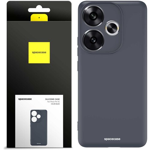 Spacecase SILIKONSKI OVITEK ZA POCO F6 5G ČRN, (21967731) Cene