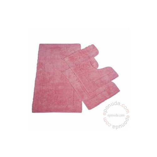 Saniplast tekstilna prostirka za kupatilo daisy parure pink rosa Slike