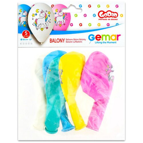  Set s 5 baloni z enorogom - 30 cm Cene