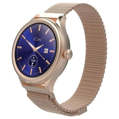 Garancija:12 mjeseci Pametni sat Forever Amoled Icon AW-100 Rose gold Slike