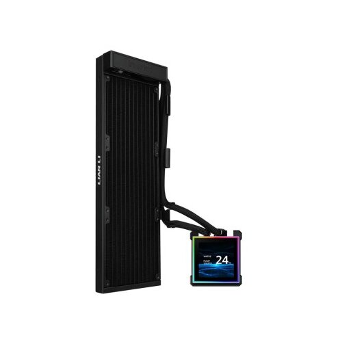 Lian Li Komplet za tekočinsko hlajenje AIO Liquid Cooler HydroShift II LCD-S 360N Fanless, črn Cene