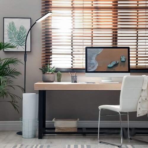  prigu&amp;scaron;iva led podna lampa teilo LED/10W/230V 3000/4000/6500K crna + daljinski upravljač Slike