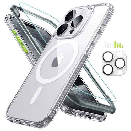ESR CLASSIC PRO SET HALOLOCK MAGSAFE maska za IPHONE 15 PRO MAX CLEAR Cijene