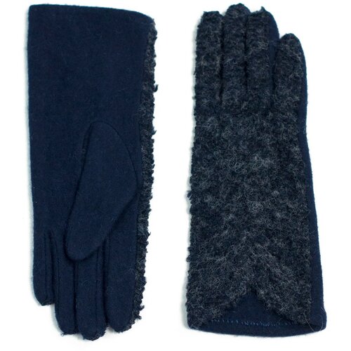 Art of Polo Woman's Gloves Rk15352-4 Navy Blue Slike